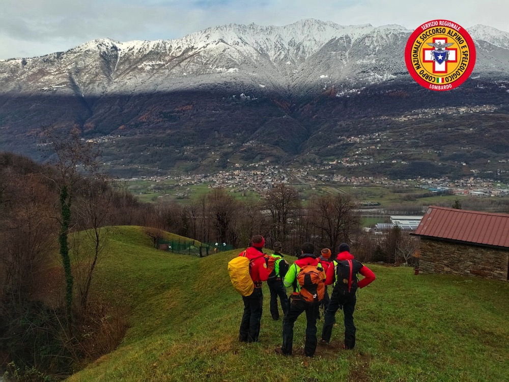 escursionista bloccato sul Monte Legnone