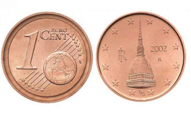Monete con errore di conio Moneta 1 centesimo euro rara