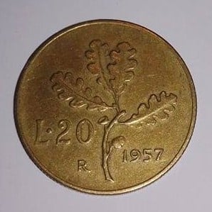 monete 20 lire