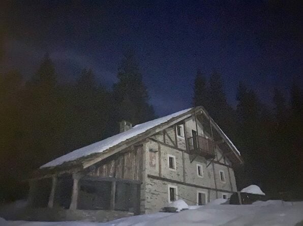 escursione all'alpe palù con la luna piena
