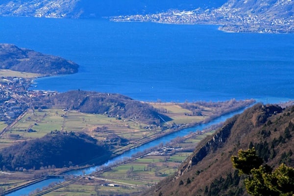 il lago di como arrivava fino a samolaco