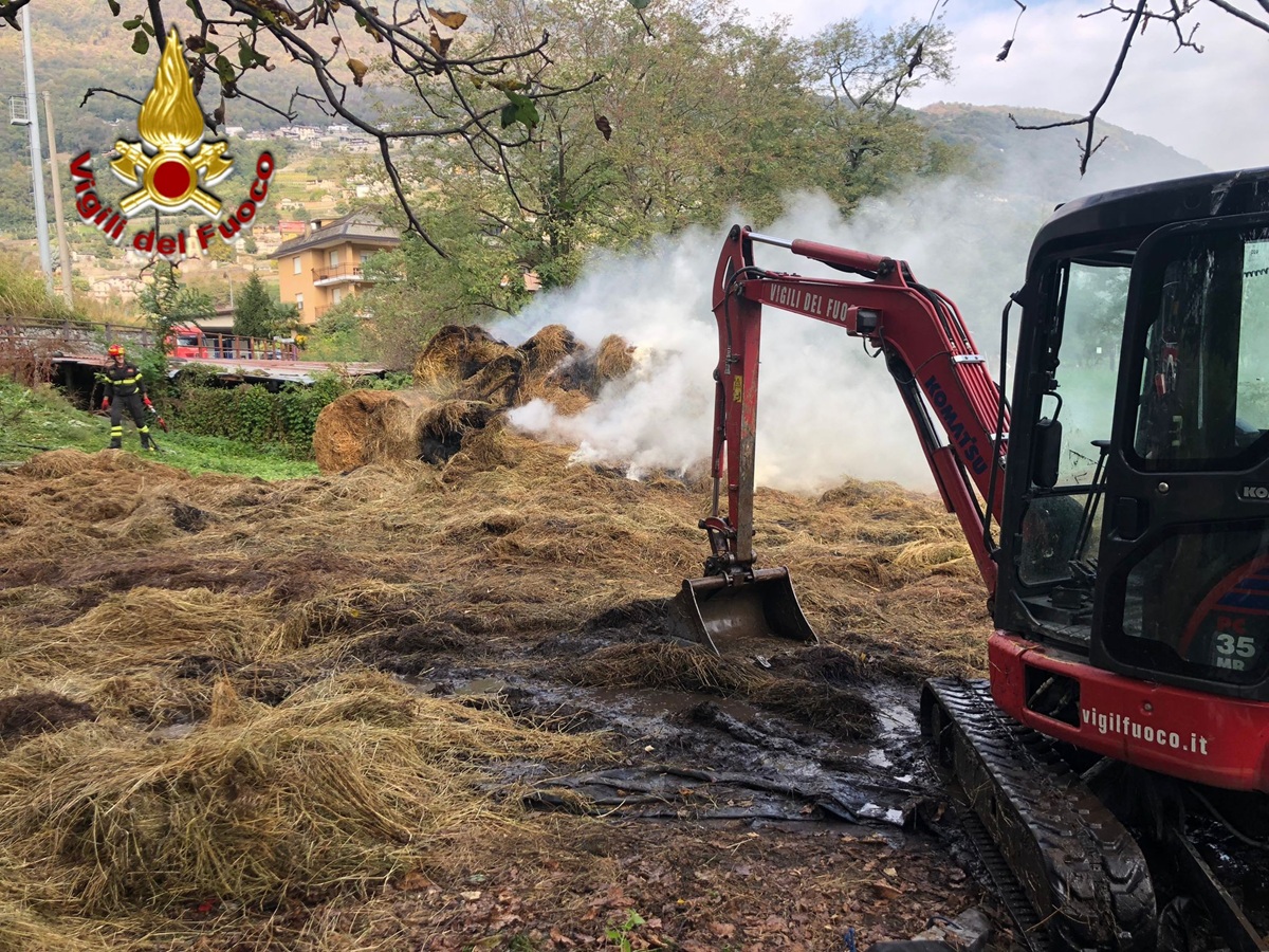 Rischio incendi boschivi Valtellina