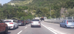 Coda Galleria Monte Barro direzione nord strada statale 36