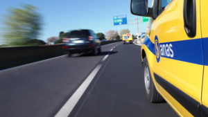 Mezzi Anas in autostrada