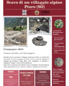 torna lo scavo del villaggio alpino di piuro