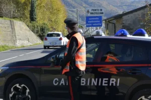 morso alla mano da un cane si scaglia contro i carabinieri. arrestato