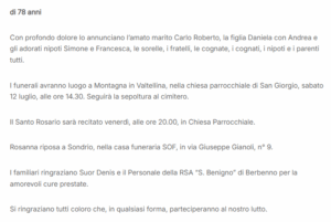 necrologi valtellina