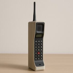 il primo cellulare della storia era grande come un mattone