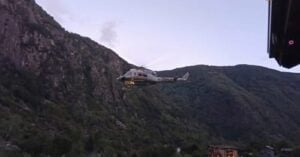 70nne cerca funghi alle baite taiada zona impervia, chiama i soccorsi