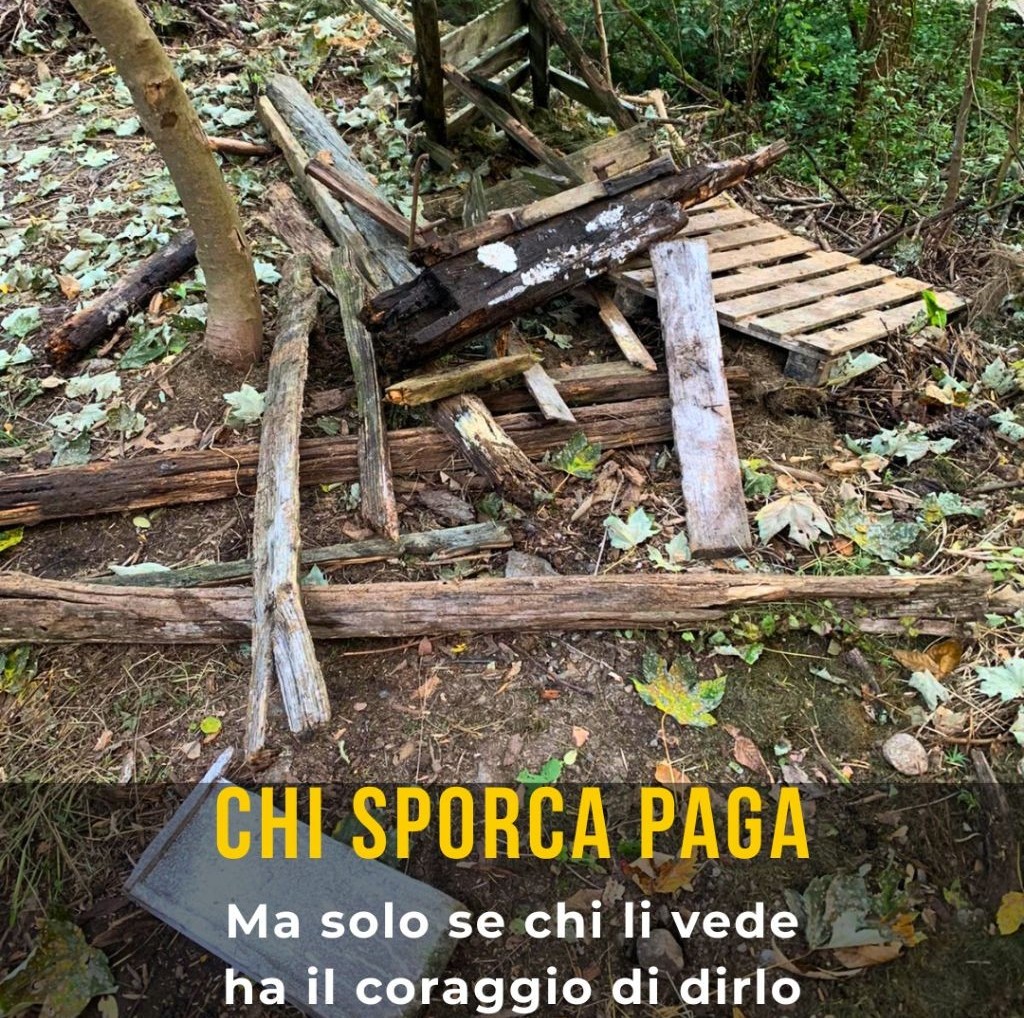 Rogolo, nuovo abbandono rifiuti sulla strada per Fistolera