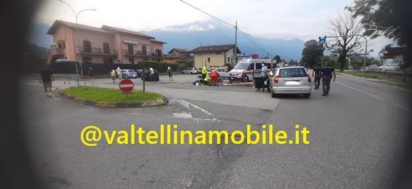 grave incidente auto moto a nuova olonio