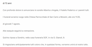 necrologi valtellina