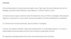 necrologi valtellina