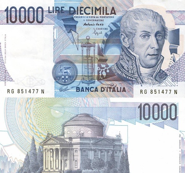 10000 lire rare