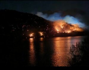Rischio incendi boschivi Valtellina