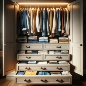 armadi e cassetti profumati con prodotti naturali