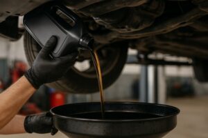 cambio olio motore il test della goccia