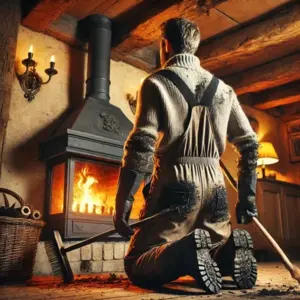 come pulire i residui di fuliggine e catrame dalla canna fumaria