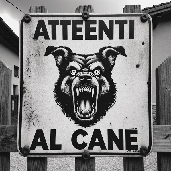 È obbligatorio il cartello attenti al cane