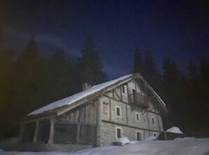 escursione all'alpe palù con la luna piena|