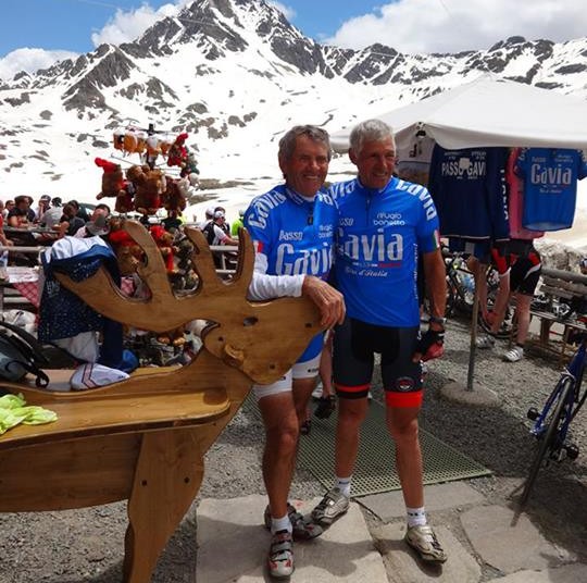francesco moser sul passo gavia
