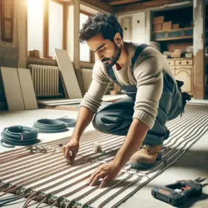 il riscaldamento a pavimento in estate