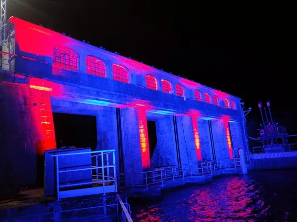 impianti idroelettrici in versione natalizia in valchiavenna