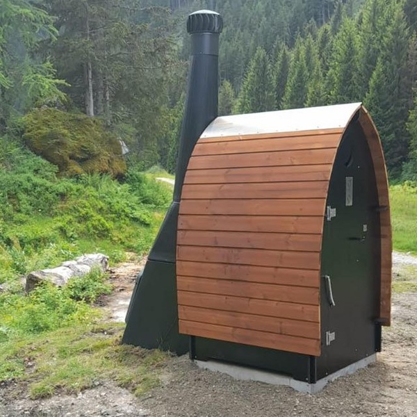 installato un bagno ecologico kazooba in val caronella|notizie tegliio