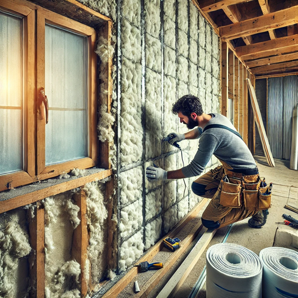 isolare i muri dal caldo e dal freddo