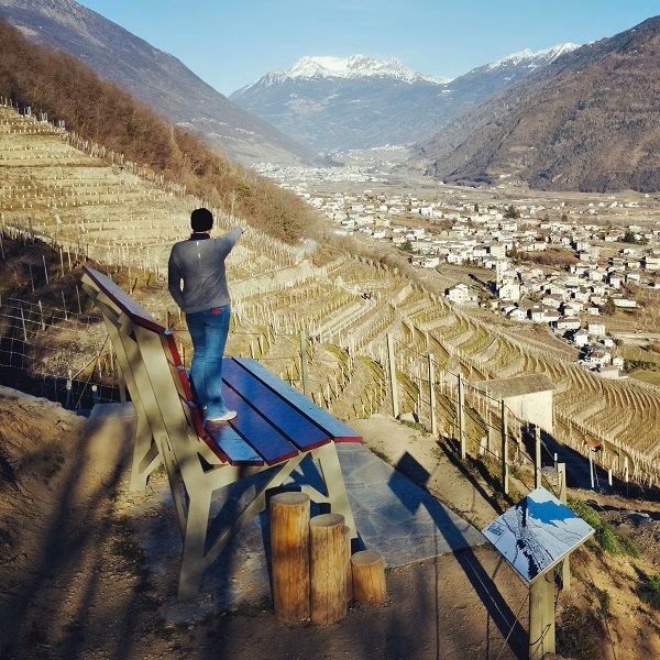 la panchina gigante di bianzone