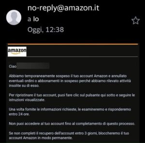 la truffa dei pacchi amazon abbandonati
