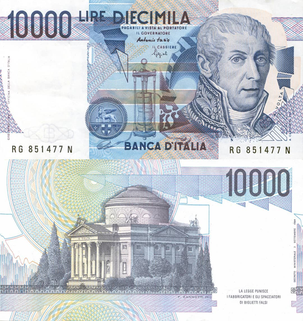 le 10mila lire michelangelo ricercate dai collezionisti