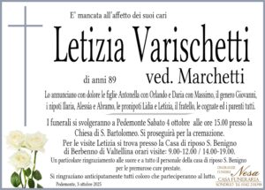 Letizia Varischetti Pedemonte 