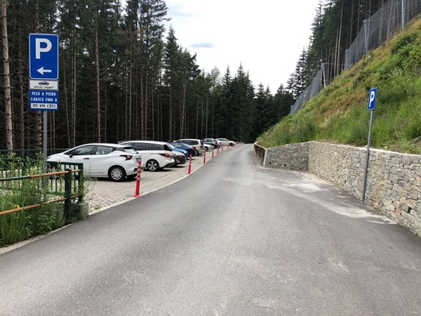 parcheggiare per la val di rezzalo