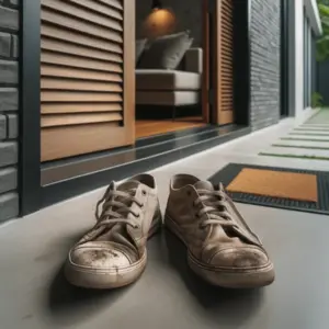 perché è meglio entrare in casa senza scarpe
