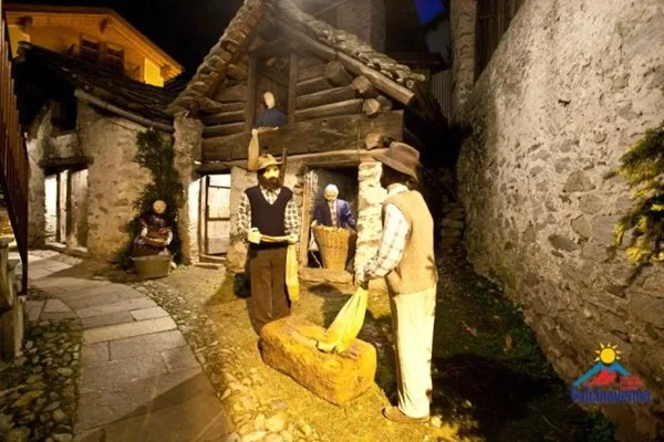 presepe di Villa di Chiavenna