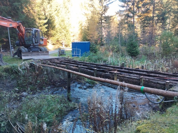 rifacimento ponti lungo la ciclabile tra semogo e isolaccia