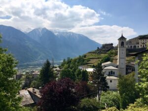 strada provinciale 14 panoramica del terziere di mezzo