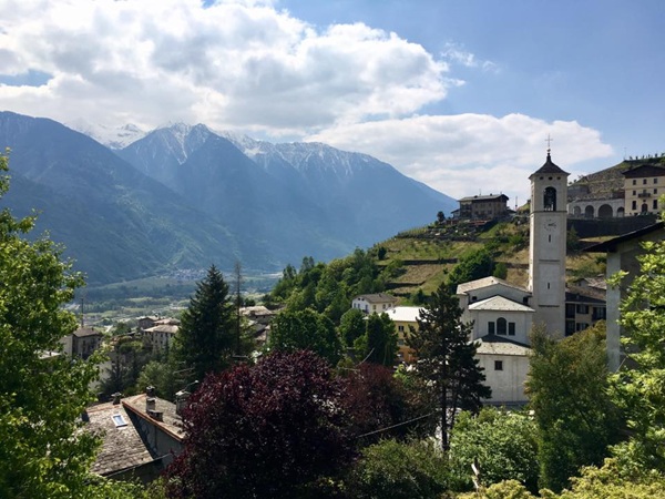 strada provinciale 14 panoramica del terziere di mezzo
