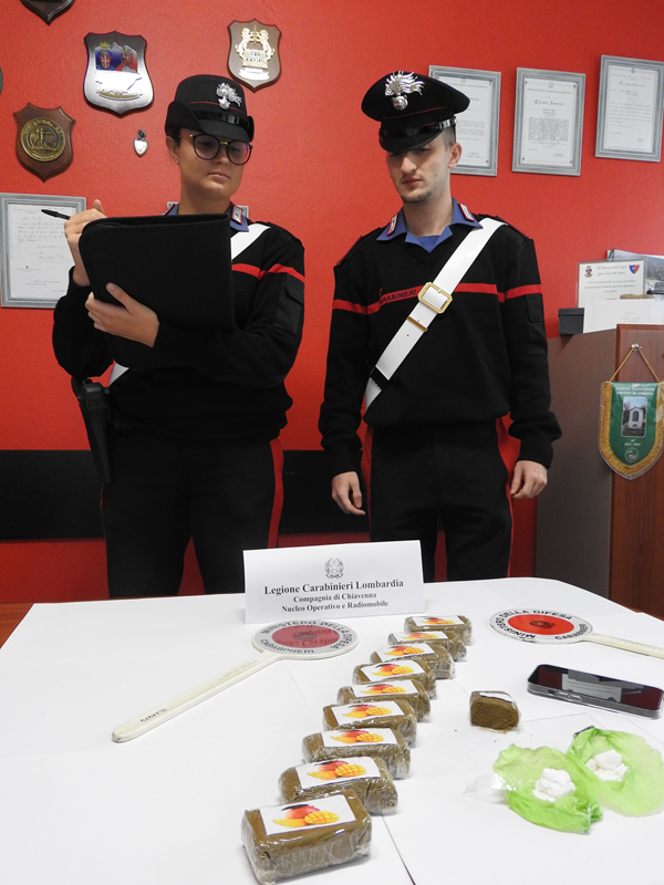 traona straniero arrestato per detenzione ai fini di spaccio di stupefacenti