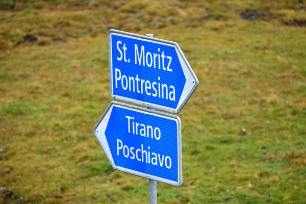 trasferimento bestiame sulla strada del passo bernina|lavori sulla strada del passo del bernina