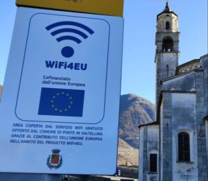 wi fi free a ponte in valtellina