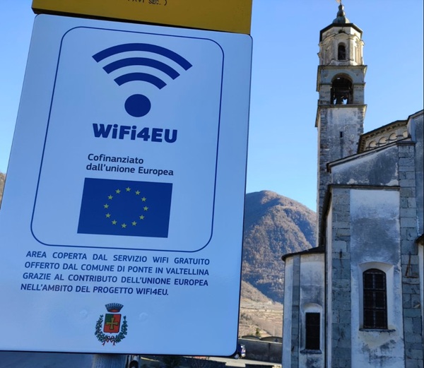 wi fi free a ponte in valtellina