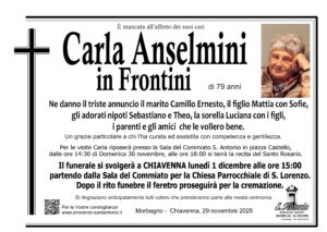 necrologi 30 novembre