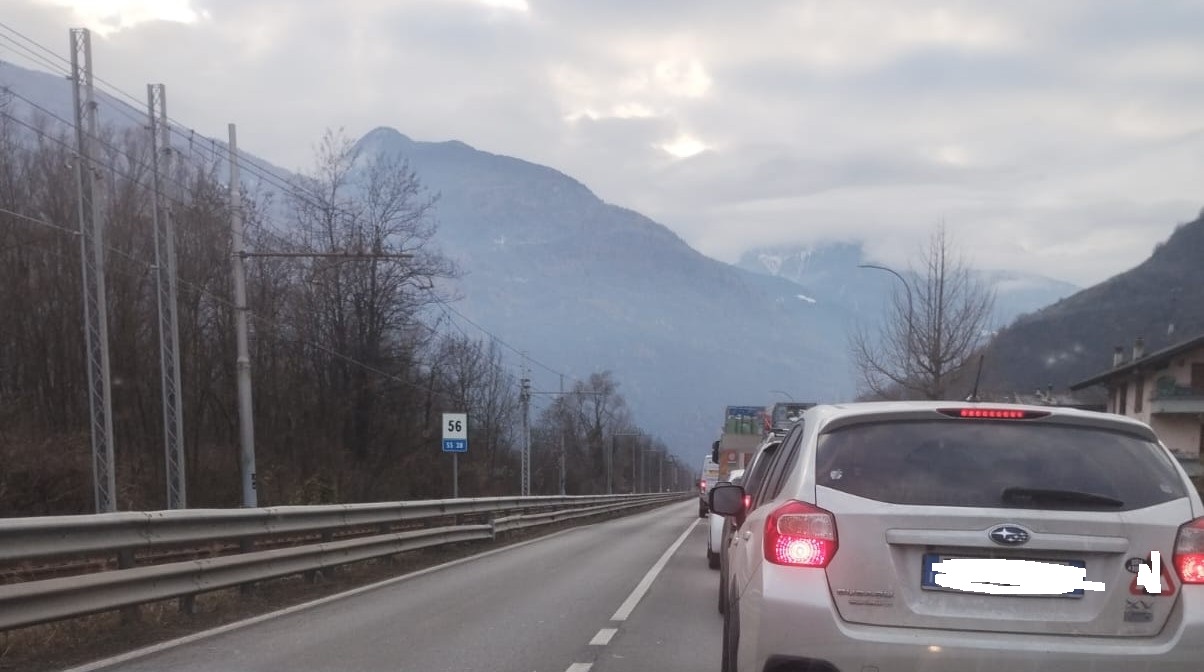 traffico valtellina