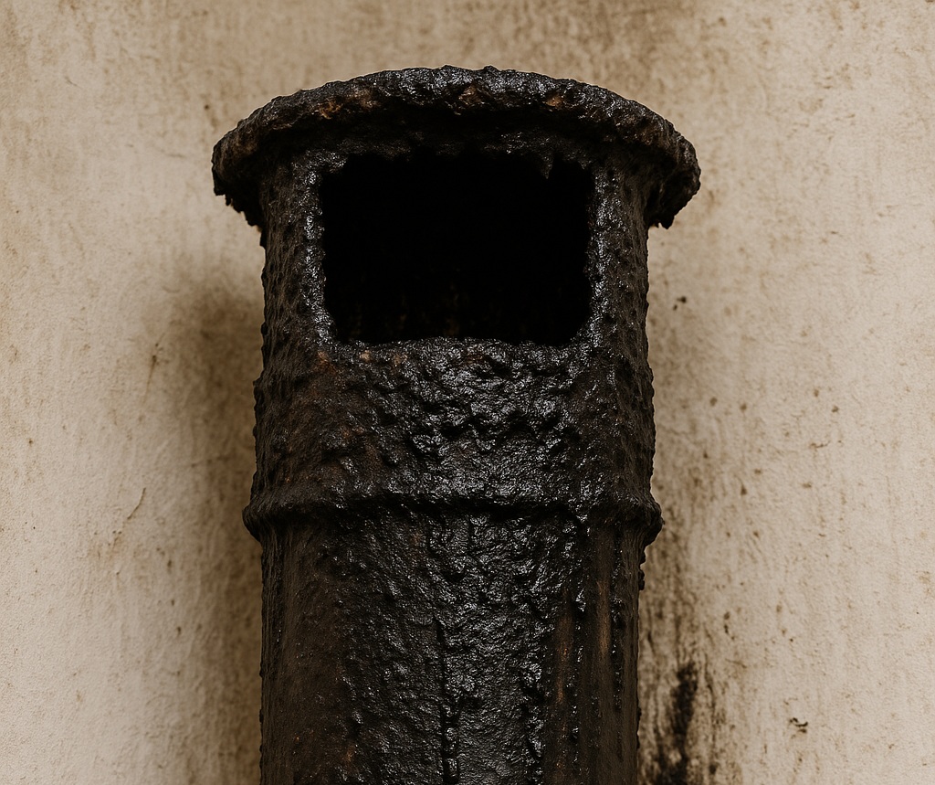 Come togliere il catrame nella canna fumaria