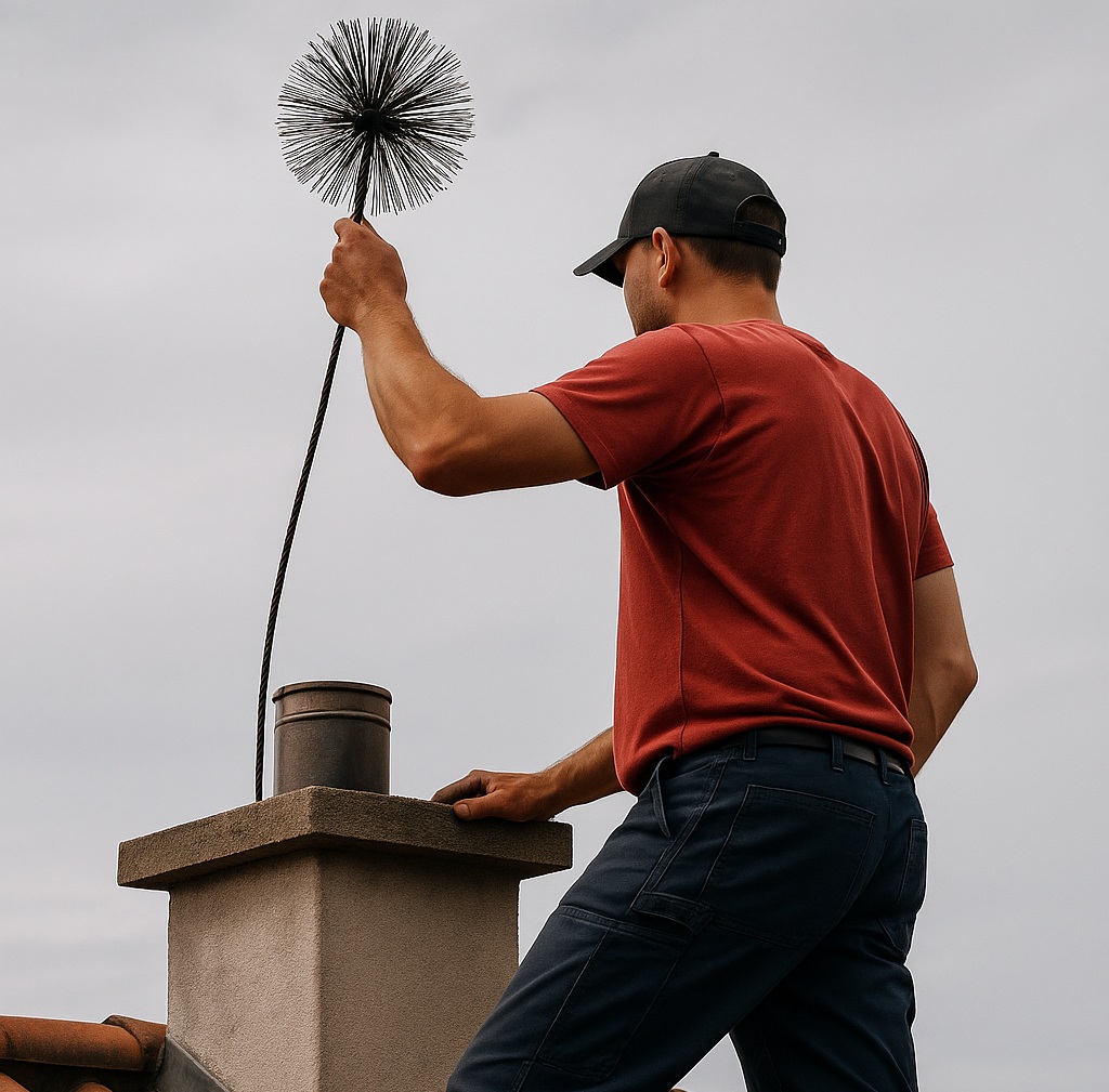 Cosa usare nel camino per pulire la canna fumaria