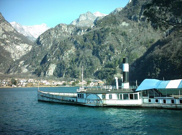Il piroscafo fantasma il Titanic del Lago di Mezzola