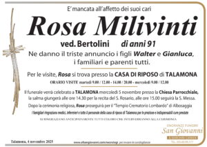 necrologi valtellina 3 novembre