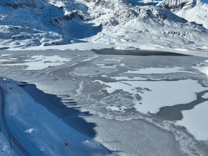 Ospizio Bernina uomo caduto nel lago Bianco